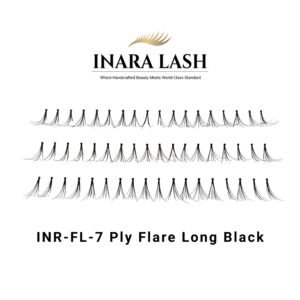 INR-FL-7 Ply Flare Long Black