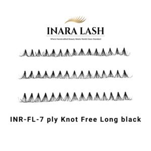 INR-FL-7 ply Knot Free Long black